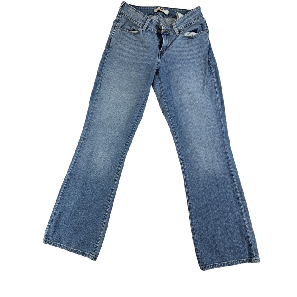Levi's 529 Curvy Boot Women's Bootcut Jeans Size 4M Blue Mid Rise Stretch